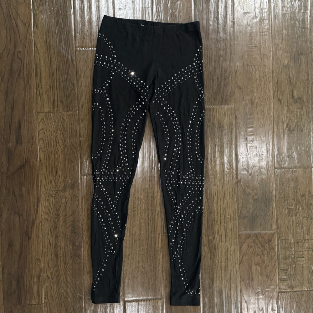 Oasis Black Skinny Jeans with Rhinestone Embellishments